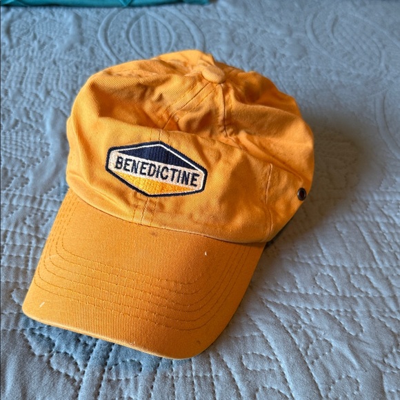 Vintage Y2K Benedictine Yellow Orange Baseball Cap - Picture 1 of 4